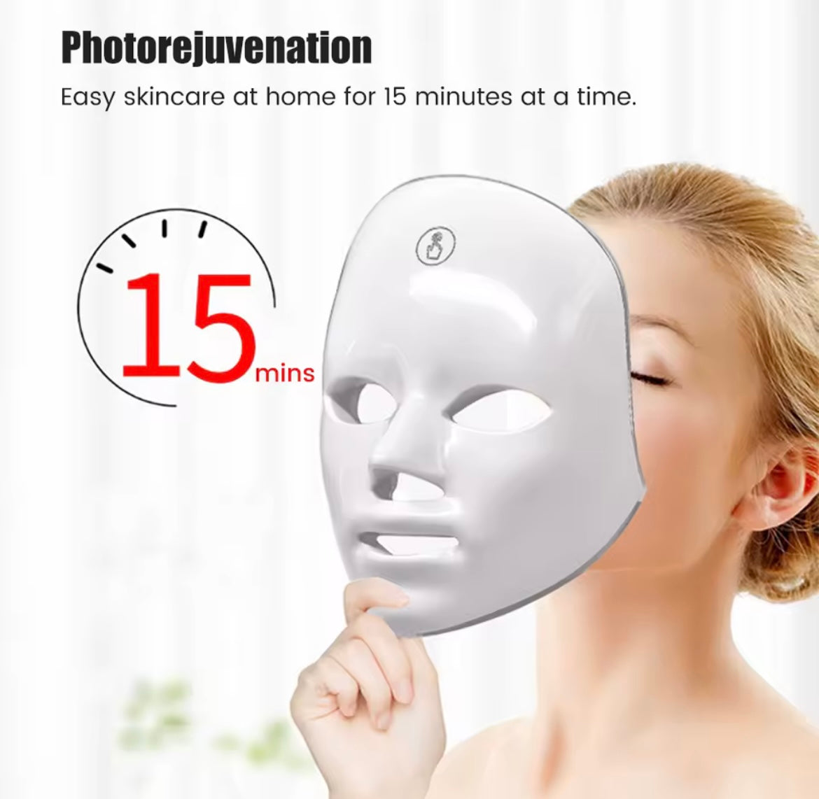 LED mask for skin renewal
